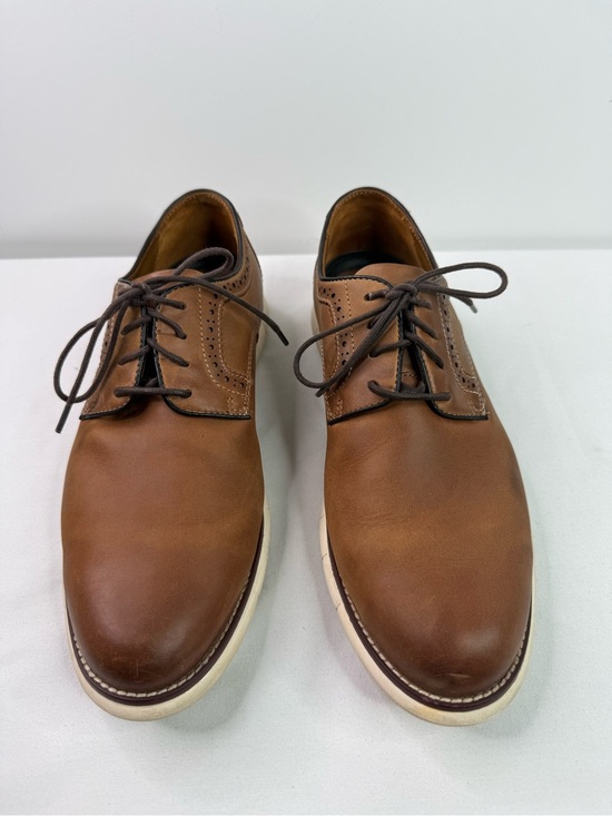 Johnston & Murphy Holden Plain Toe Oxford Shoes Tan Oiled Size 8.5 main image 6